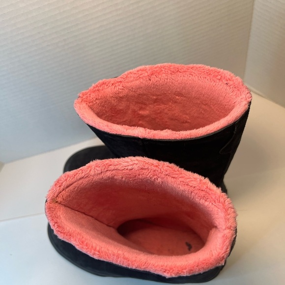 Vans Kira Boot Black Fleece Lined Pink Women’s 7 - Picture 7 of 9